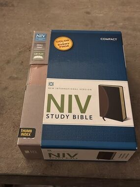 NIV Study Bible by Zondervan Bibles Staff (2011, Leather)